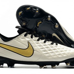 Nike Tiempo Legend 8 Elite FG White Gold 39-45