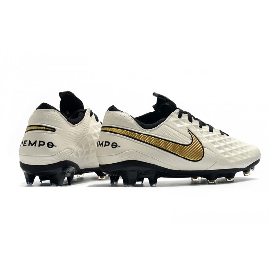 Nike Tiempo Legend 8 Elite FG White Gold 39-45