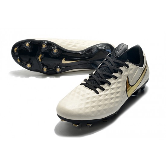 Nike Tiempo Legend 8 Elite FG White Gold 39-45