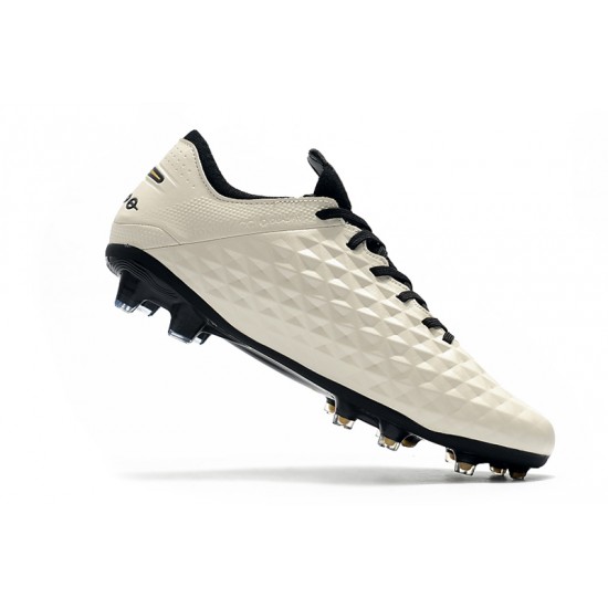 Nike Tiempo Legend 8 Elite FG White Gold 39-45