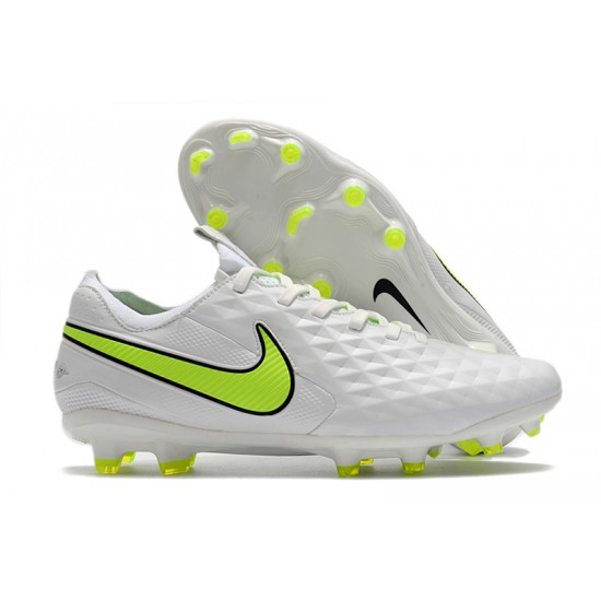 Nike Tiempo Legend 8 Elite FG White Green 39-45