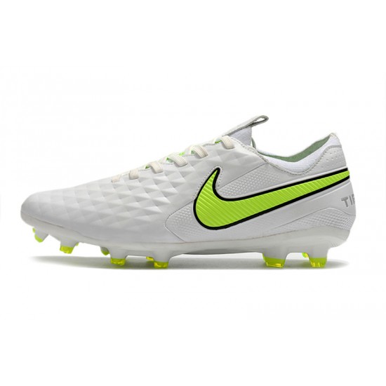 Nike Tiempo Legend 8 Elite FG White Green 39-45