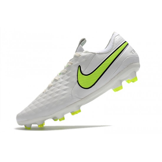 Nike Tiempo Legend 8 Elite FG White Green 39-45