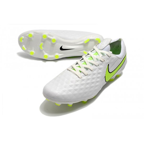 Nike Tiempo Legend 8 Elite FG White Green 39-45