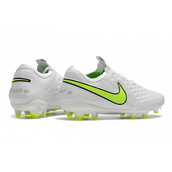 Nike Tiempo Legend 8 Elite FG White Green 39-45