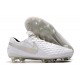 Nike Tiempo Legend 8 Elite FG White Silver 39-45