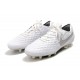 Nike Tiempo Legend 8 Elite FG White Silver 39-45