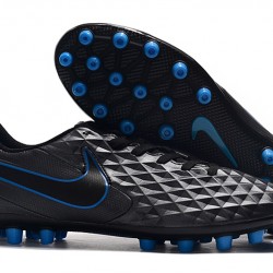 Nike Tiempo Legend VIII Acadermy AG Black Blue 39-45