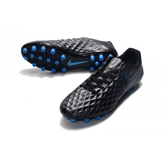 Nike Tiempo Legend VIII Acadermy AG Black Blue 39-45