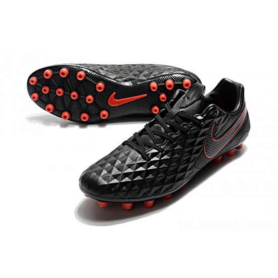 Nike Tiempo Legend VIII Acadermy AG Black Red 39-45