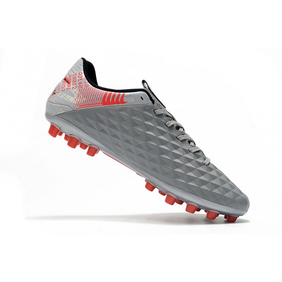 Nike Tiempo Legend VIII Acadermy AG Grey Red Black 39-45