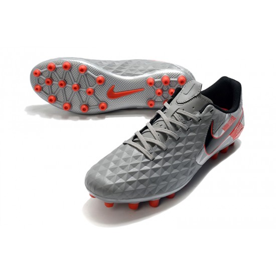 Nike Tiempo Legend VIII Acadermy AG Grey Red Black 39-45