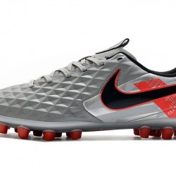 Nike Tiempo Legend VIII Acadermy AG Grey Red Black 39-45