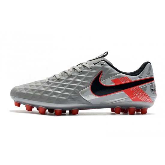 Nike Tiempo Legend VIII Acadermy AG Grey Red Black 39-45