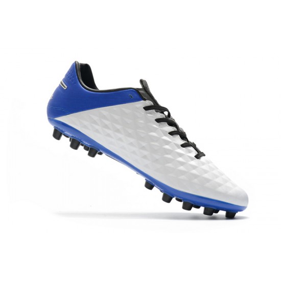 Nike Tiempo Legend VIII Acadermy AG White Blue Black 39-45