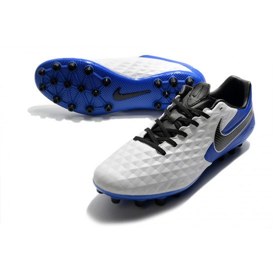 Nike Tiempo Legend VIII Acadermy AG White Blue Black 39-45