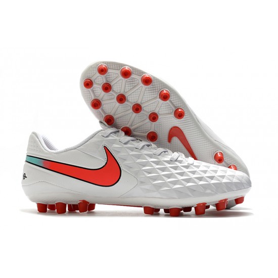 Nike Tiempo Legend VIII Acadermy AG White Pink Blue 39-45