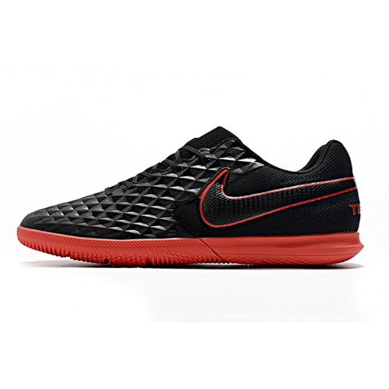 Nike Tiempo Legend VIII Club IC Black Red 39-45