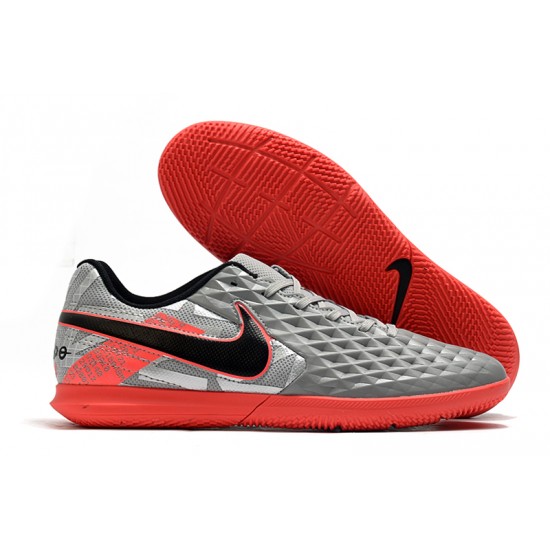 Nike Tiempo Legend VIII Club IC Grey Red Black 39-45