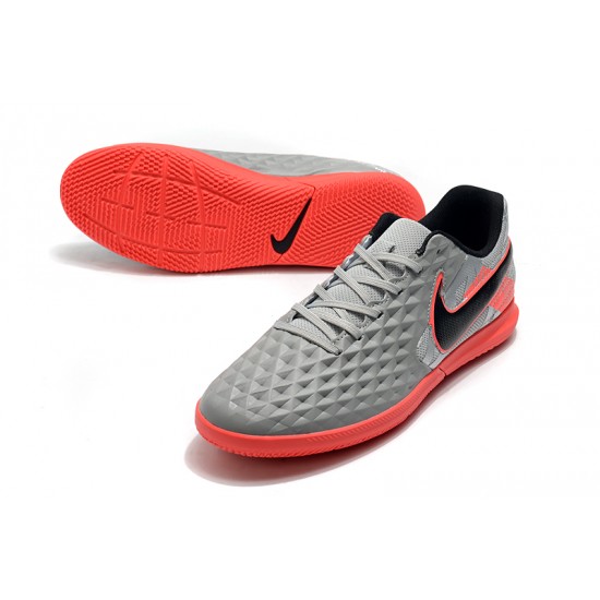 Sale Nike Tiempo Legend VIII Club IC Grey Red Black 39-45 Soccer Cleats