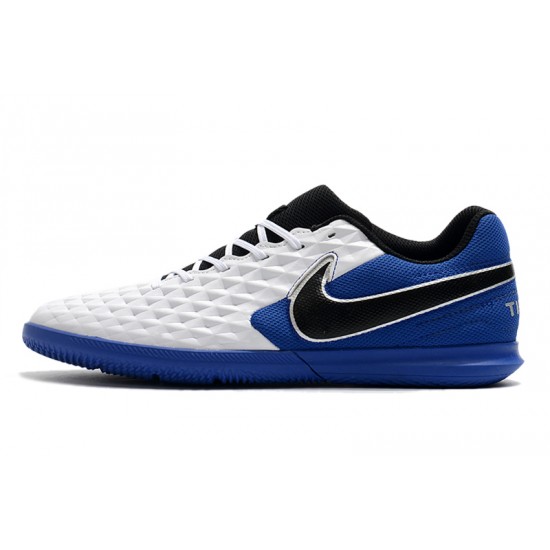 Nike Tiempo Legend VIII Club IC White Blue Black 39-45