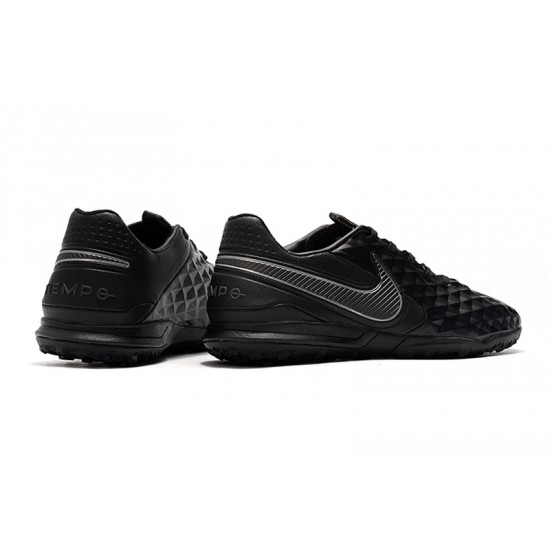 Nike Tiempo Legend VIII Pro TF Black Silver 39-45