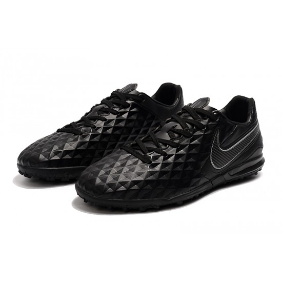 Nike Tiempo Legend VIII Pro TF Black Silver 39-45