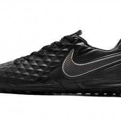 Nike Tiempo Legend VIII Pro TF Black Silver 39-45