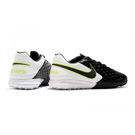 Nike Tiempo Legend VIII Pro TF Black White Green 39-45