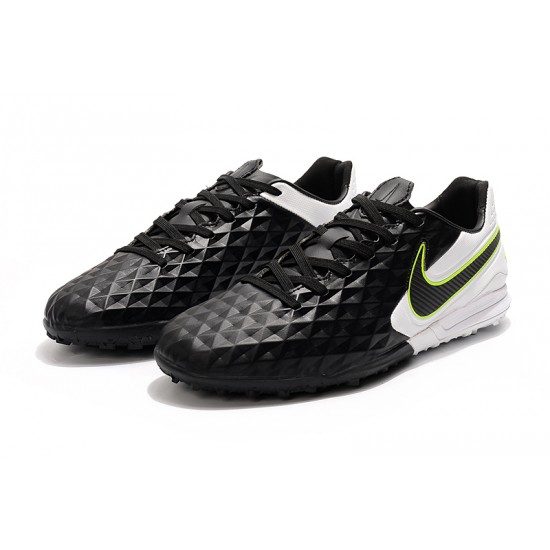 Nike Tiempo Legend VIII Pro TF Black White Green 39-45