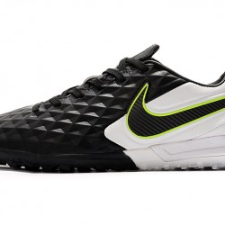 Nike Tiempo Legend VIII Pro TF Black White Green 39-45