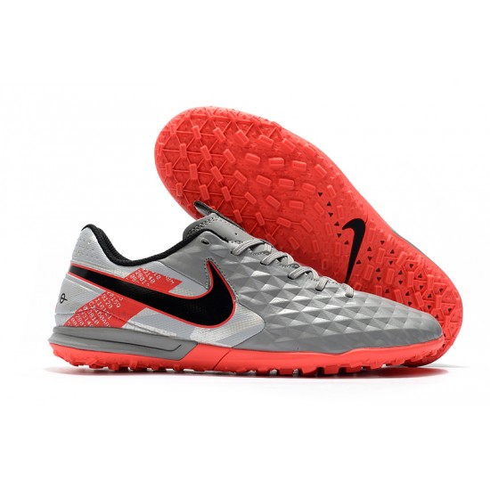 Nike Tiempo Legend VIII Pro TF Grey Red Black 39-45