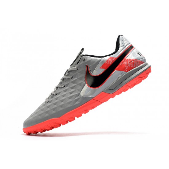 Nike Tiempo Legend VIII Pro TF Grey Red Black 39-45