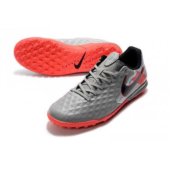 Nike Tiempo Legend VIII Pro TF Grey Red Black 39-45