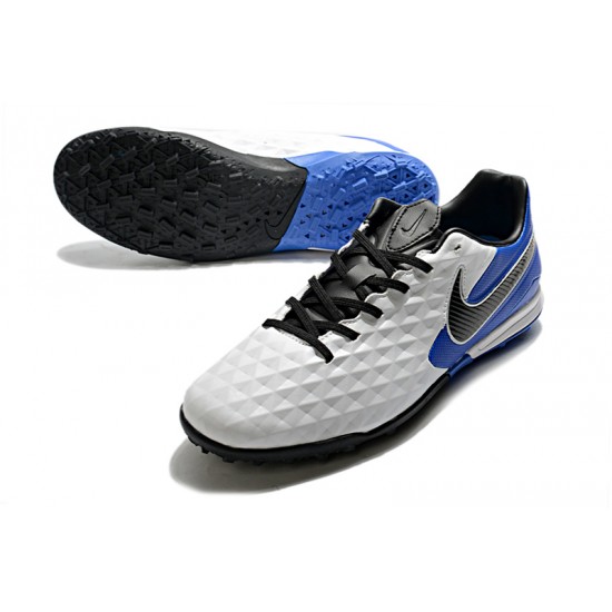 Nike Tiempo Legend VIII Pro TF White Blue Black 39-45
