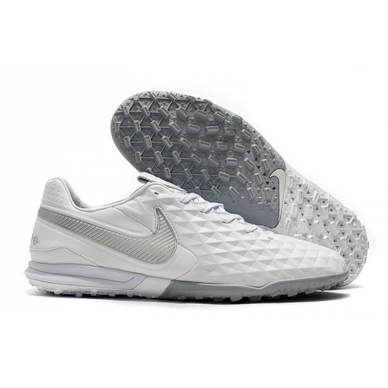 Nike Tiempo Legend VIII Pro TF White Silver 39-45