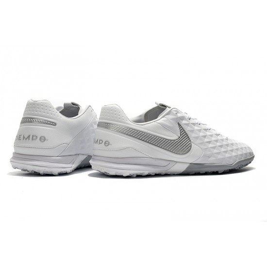 Nike Tiempo Legend VIII Pro TF White Silver 39-45