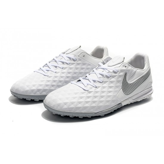 Nike Tiempo Legend VIII Pro TF White Silver 39-45