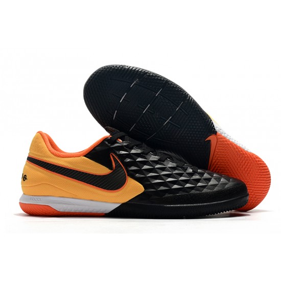 Nike Tiempo Lunar Legend VIII Pro IC Black Orange 39-45