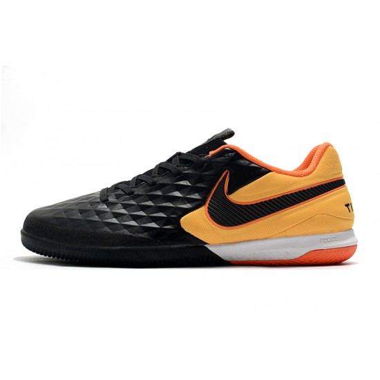 Nike Tiempo Lunar Legend VIII Pro IC Black Orange 39-45