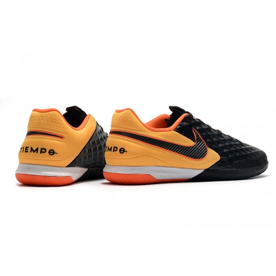 Nike Tiempo Lunar Legend VIII Pro IC Black Orange 39-45