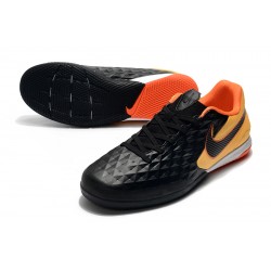 Nike Tiempo Lunar Legend VIII Pro IC Black Orange 39-45