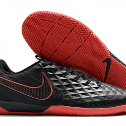 Nike Tiempo Lunar Legend VIII Pro IC Black Red 39-45