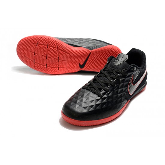 Nike Tiempo Lunar Legend VIII Pro IC Black Red 39-45