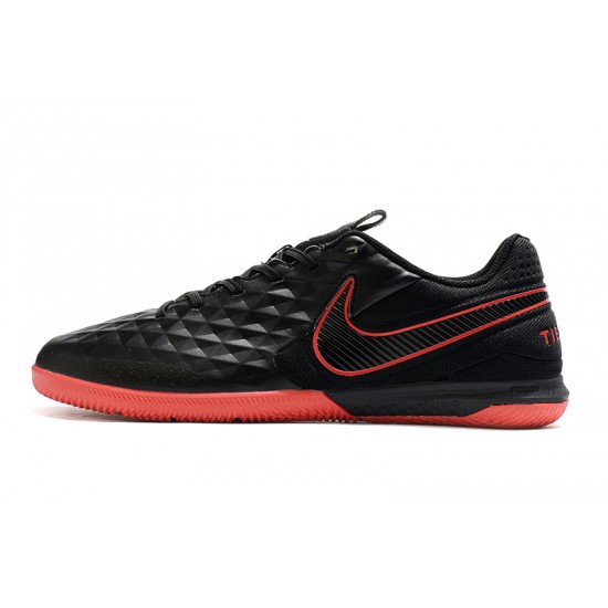 Nike Tiempo Lunar Legend VIII Pro IC Black Red 39-45