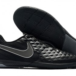 Nike Tiempo Lunar Legend VIII Pro IC Black Silver 39-45