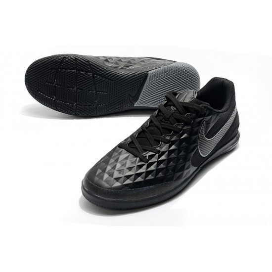 Nike Tiempo Lunar Legend VIII Pro IC Black Silver 39-45