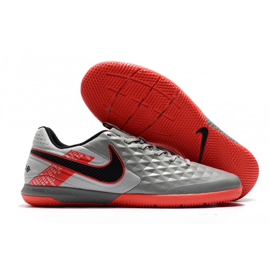 Nike Tiempo Lunar Legend VIII Pro IC Grey Red Black 39-45