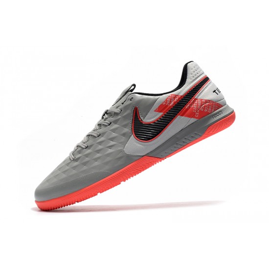 Nike Tiempo Lunar Legend VIII Pro IC Grey Red Black 39-45