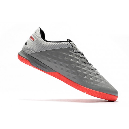 Nike Tiempo Lunar Legend VIII Pro IC Grey Red Black 39-45